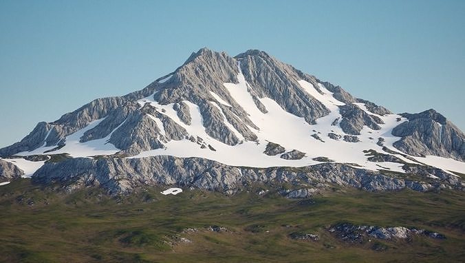 Atlas - 3D Rocky Mountain 01 3D model