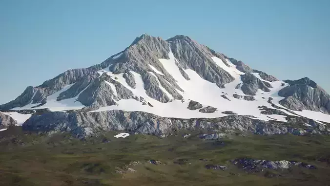 Atlas - 3D Rocky Mountain 01 3D model