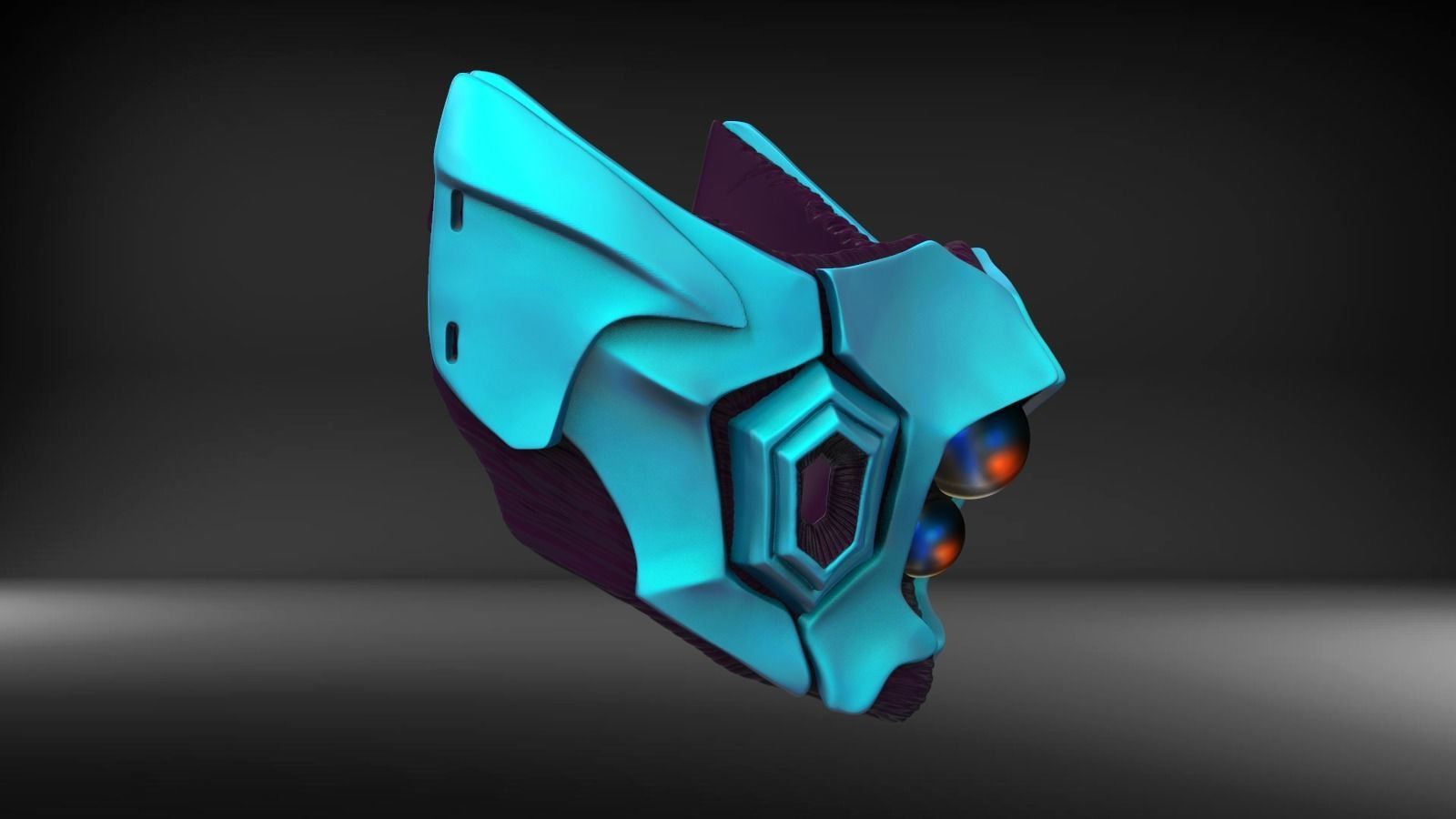 Bio Armor Custom Mask Fan Art 3D print model_2