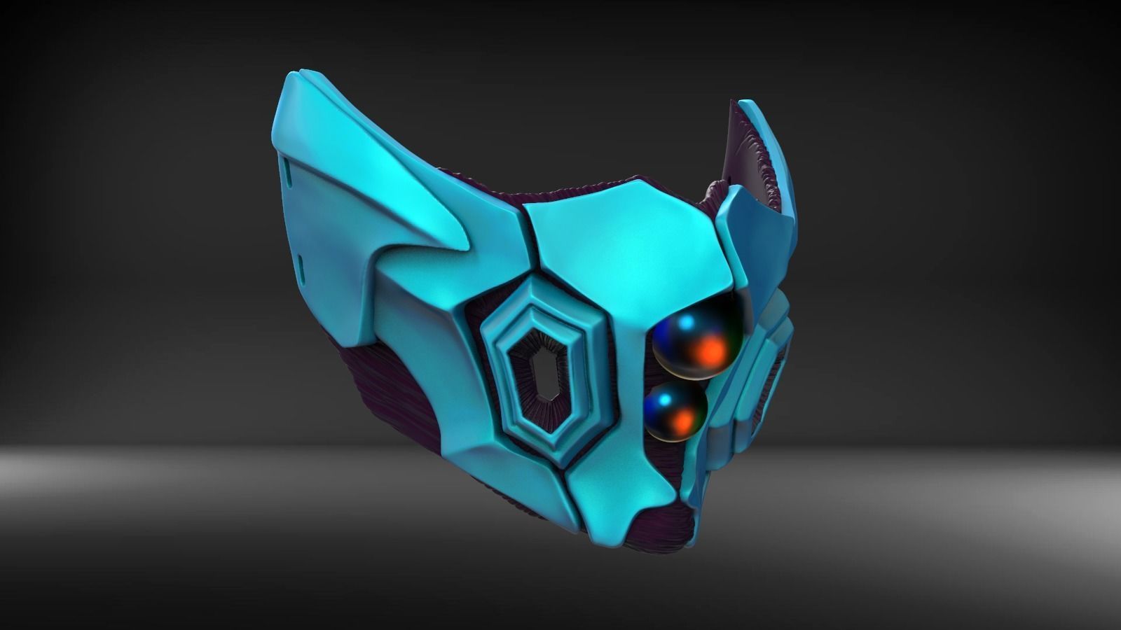 Bio Armor Custom Mask Fan Art 3D print model_1