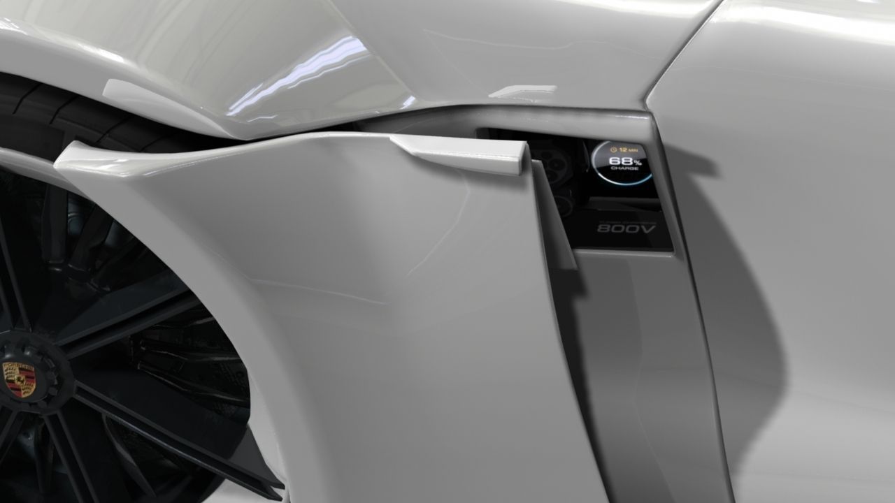 Porsche Mission e  3D model_11