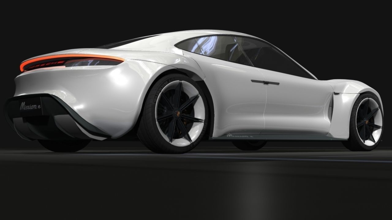Porsche Mission e  3D model_1