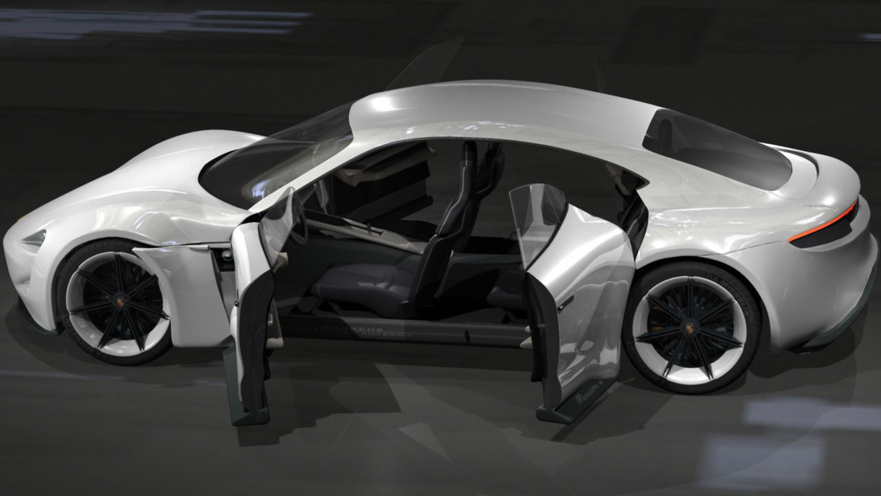 Porsche Mission e  3D model_12