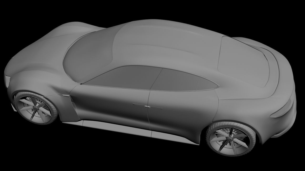Porsche Mission e  3D model_17