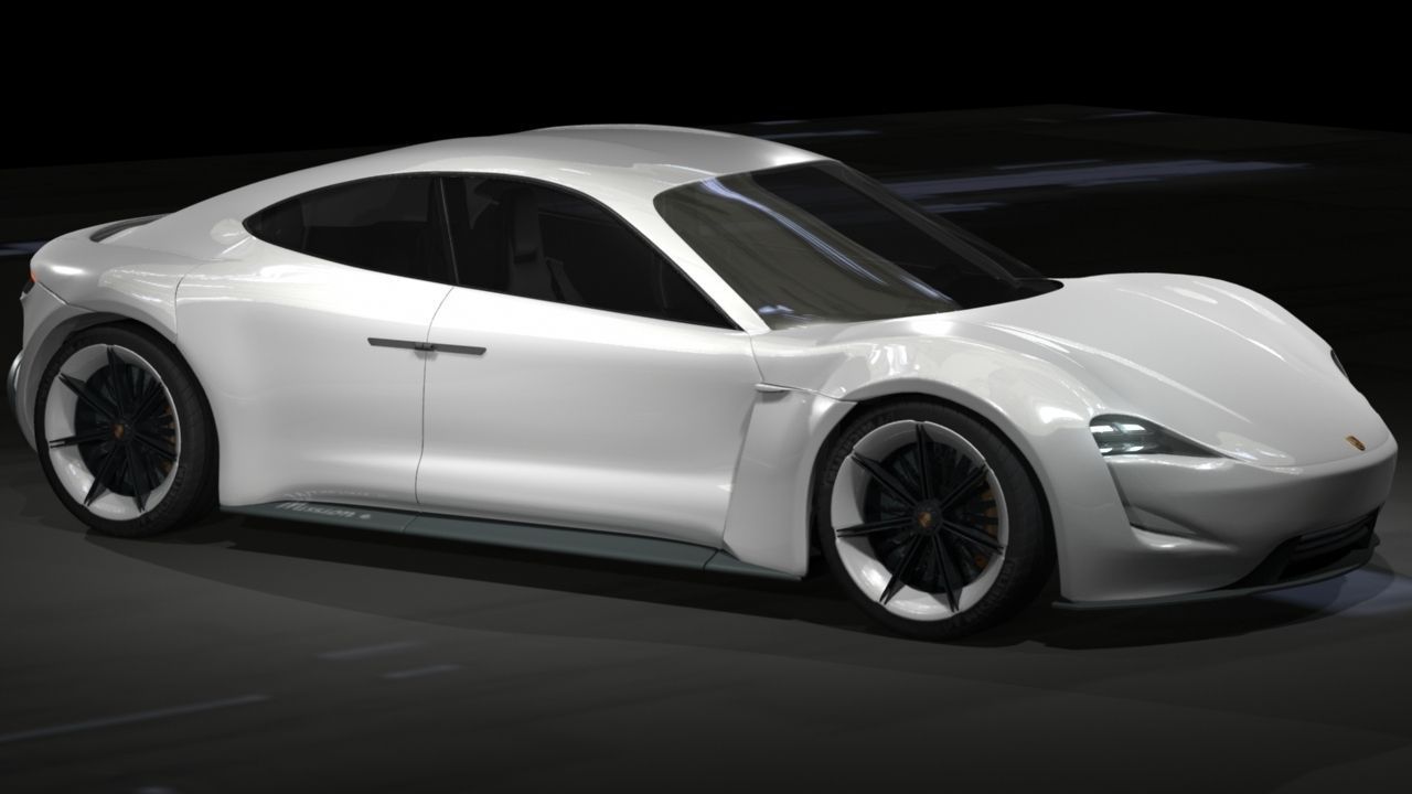 Porsche Mission e  3D model_5