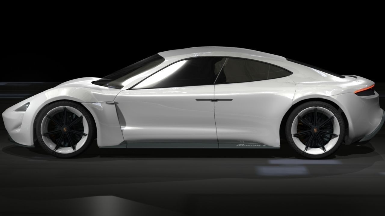 Porsche Mission e  3D model_4