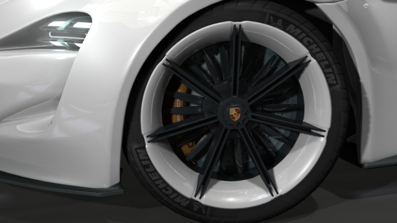 Porsche Mission e  3D model_10