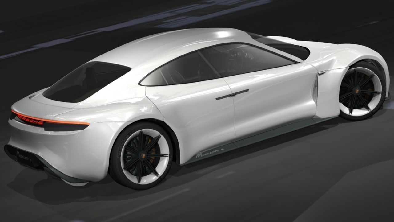 Porsche Mission e  3D model_3