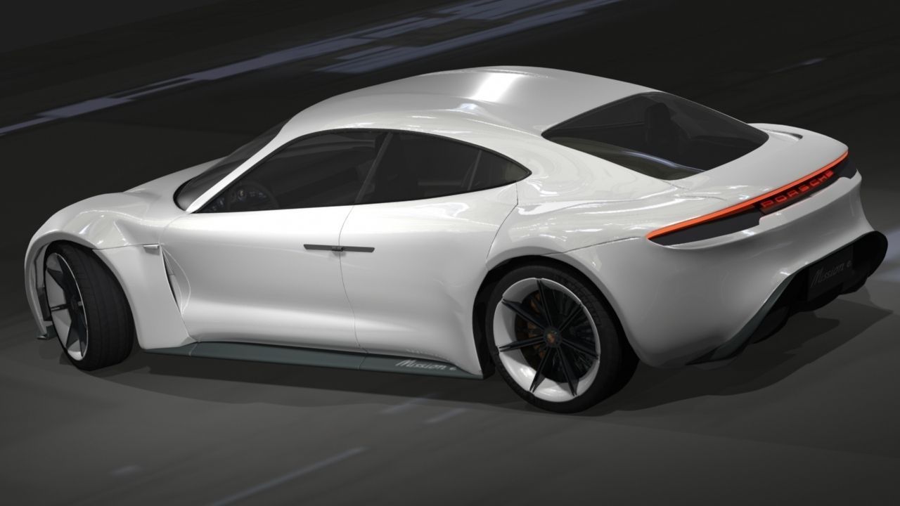 Porsche Mission e  3D model_8