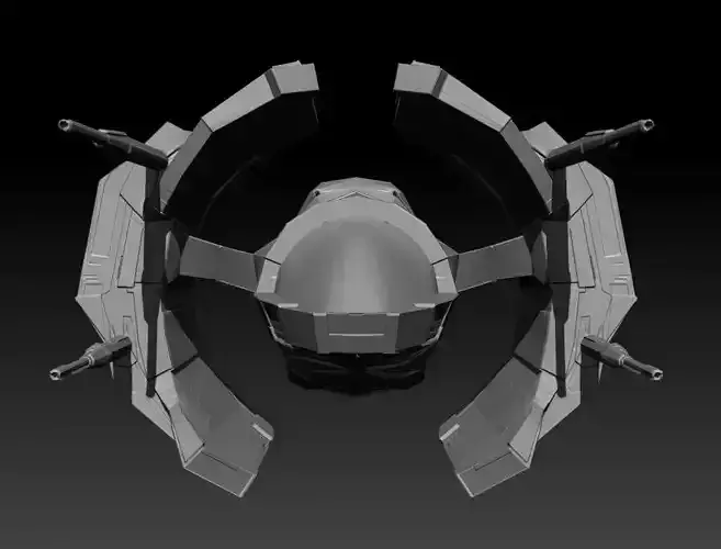 Starship star wars spaceship helmet