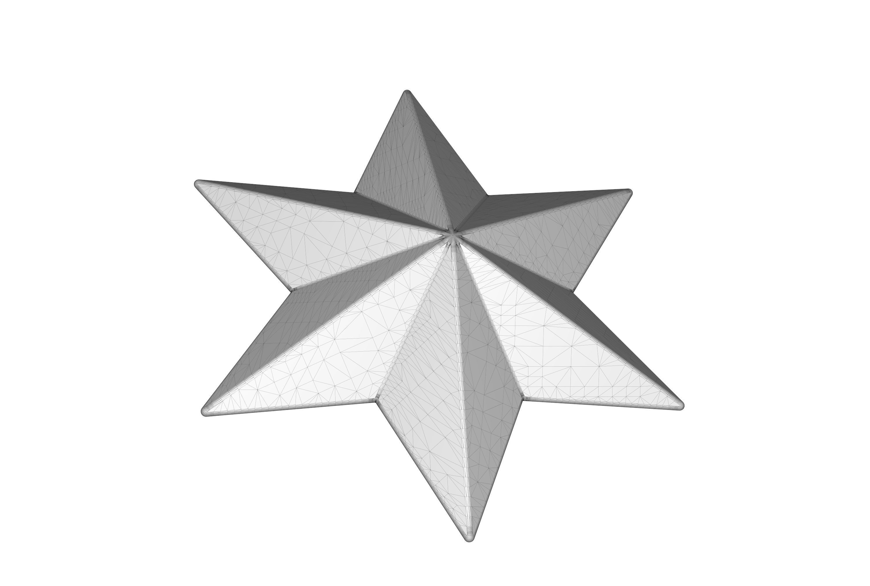 Christmas Star 3D print model_2