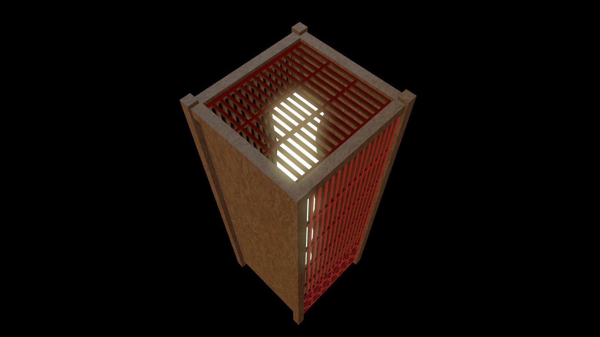 Architectural Lighting Box 01 3D model_7