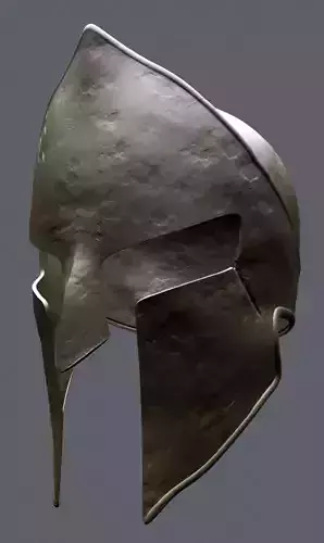 Spartan Sparta Roman Gladiator Warrior Battle Armor Helmet Free 3D print model