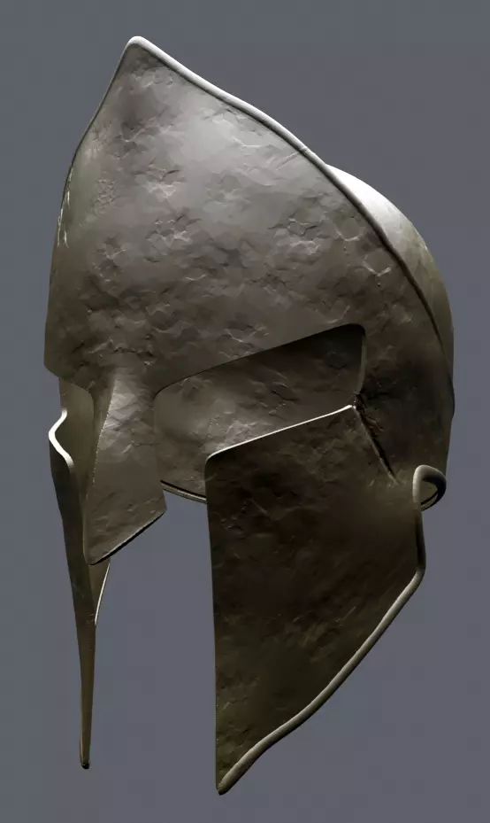 Spartan Sparta Roman Gladiator Warrior Battle Armor Helmet Free 3D print model_0