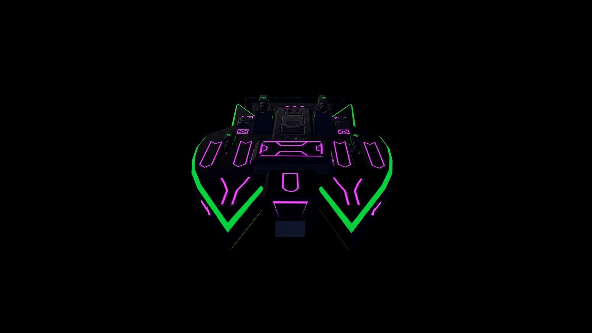 Space Force Green - PBR Low-poly 3D model_9