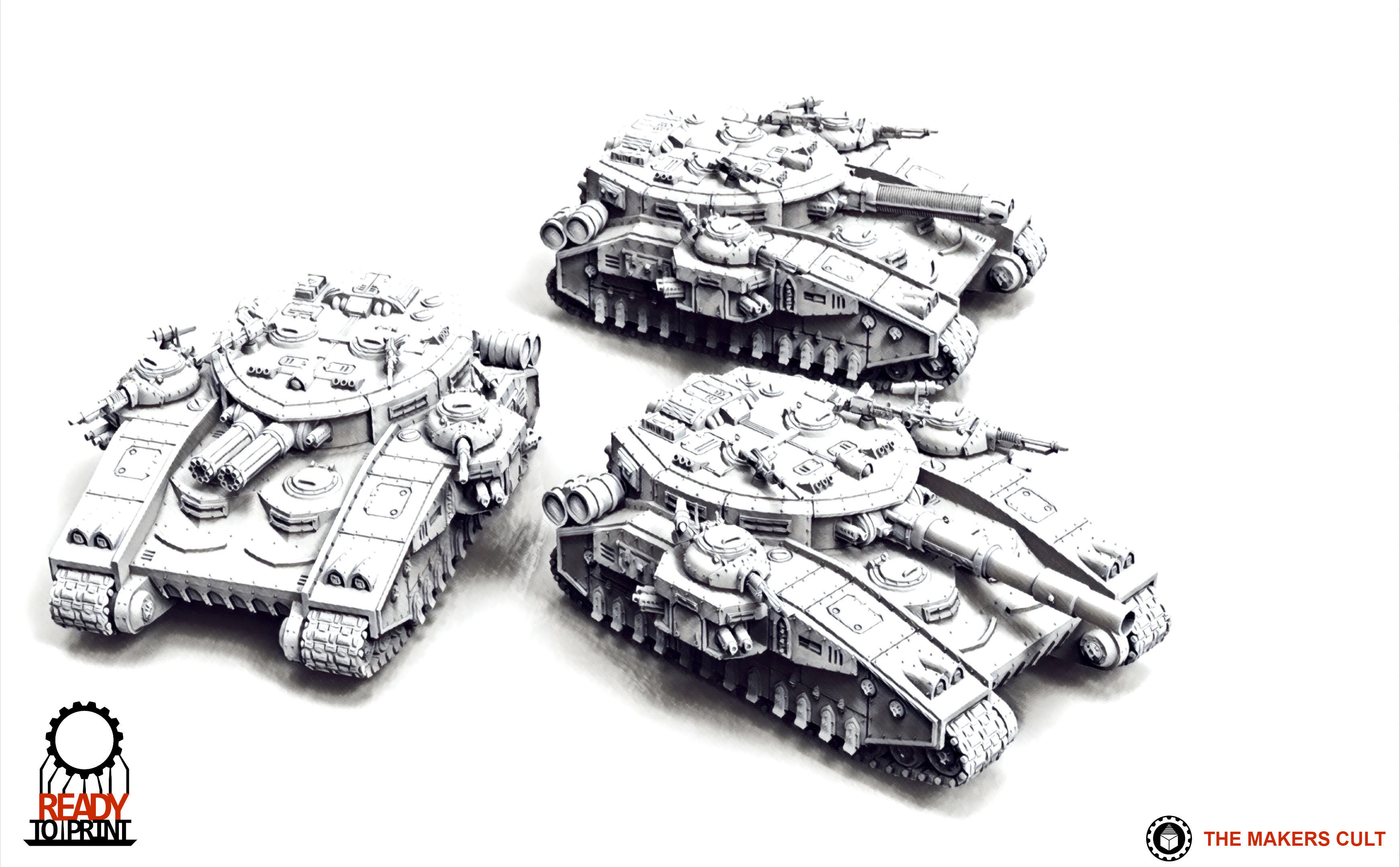 Feudal Guard - Super Battle Tank 3D print model_1