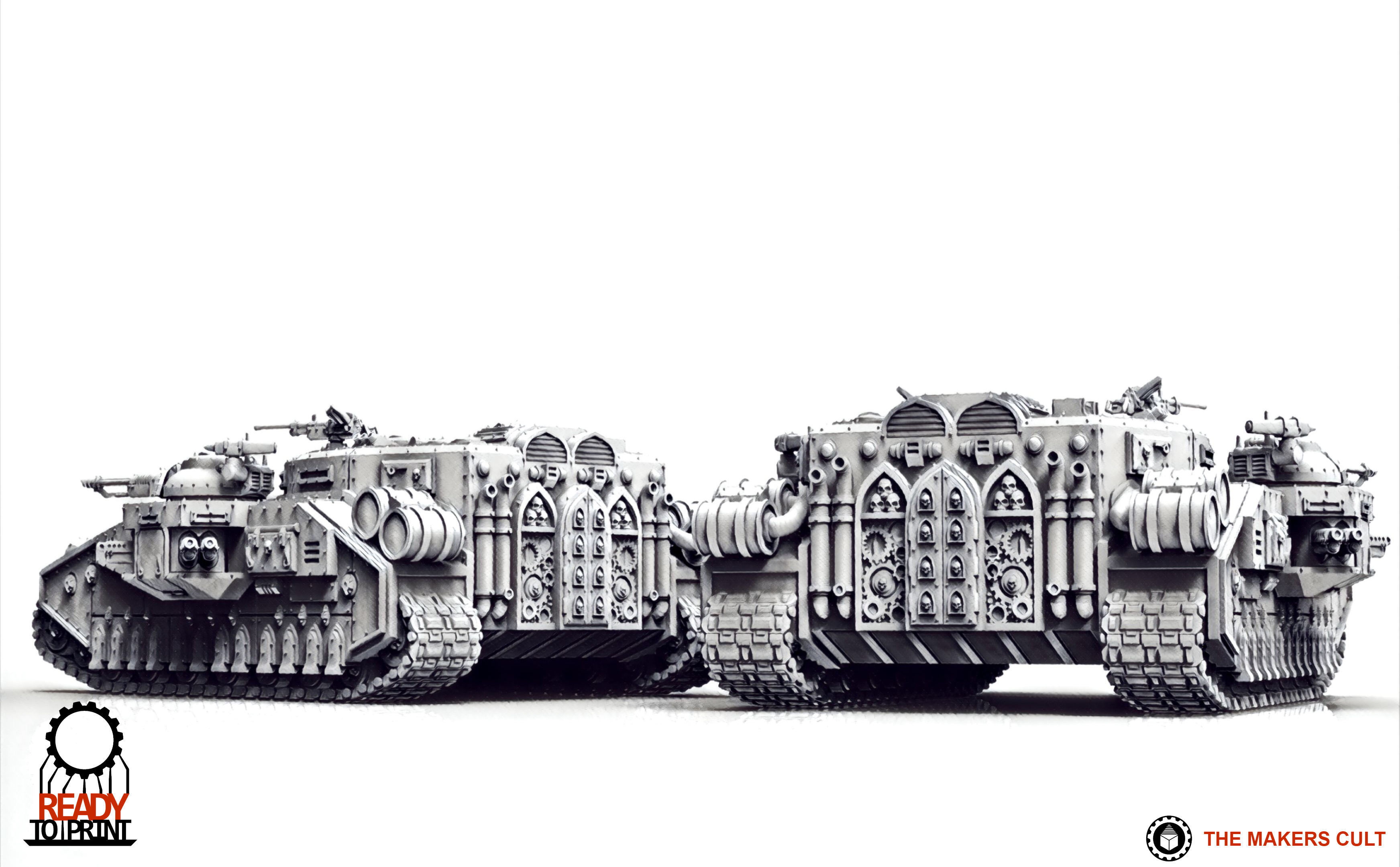 Feudal Guard - Super Battle Tank 3D print model_8