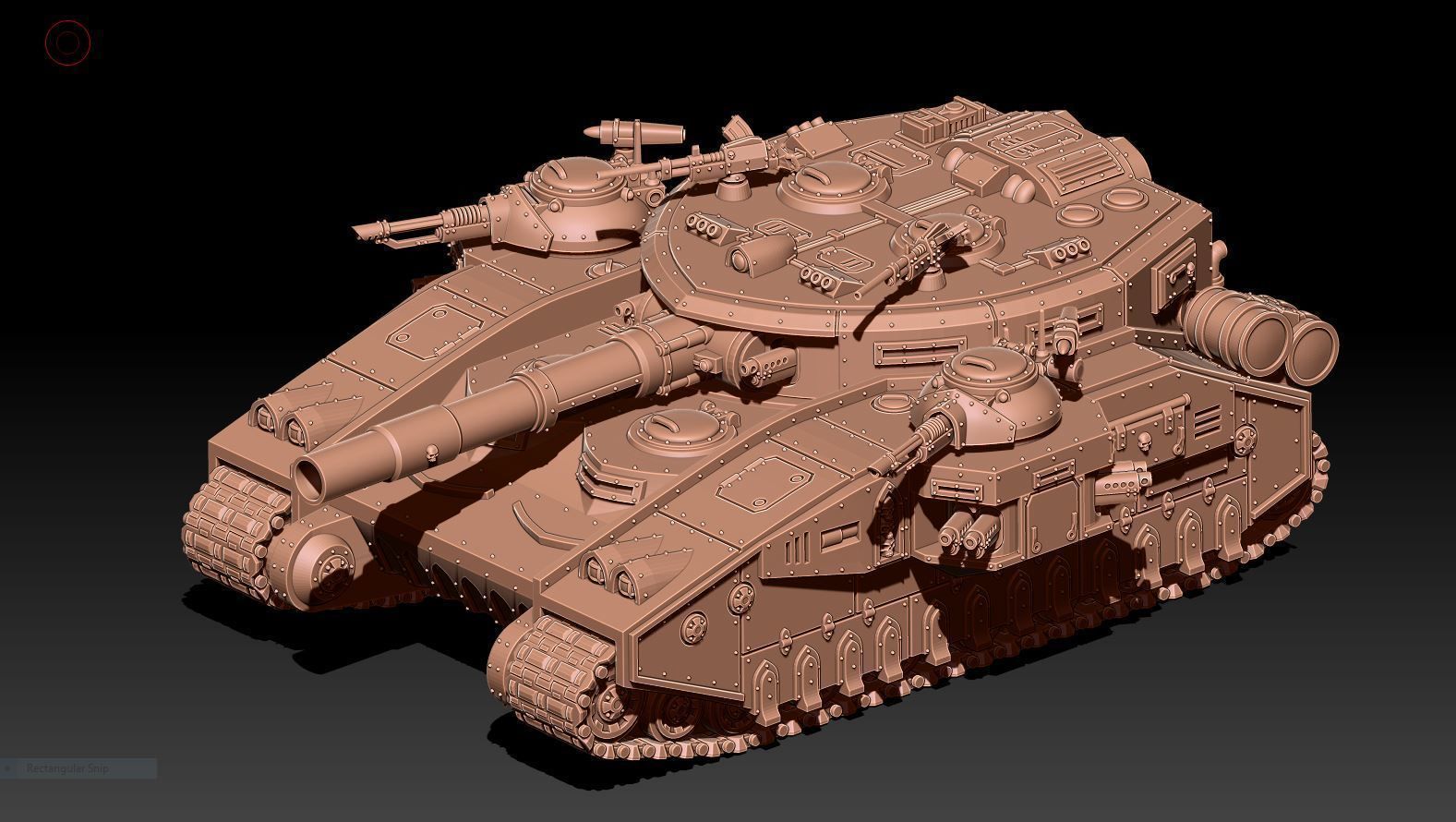 Feudal Guard - Super Battle Tank 3D print model_13