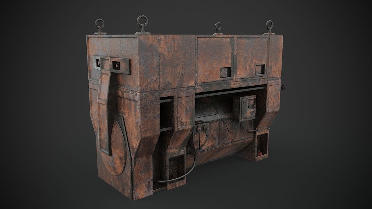 Machinery device 3D model_11