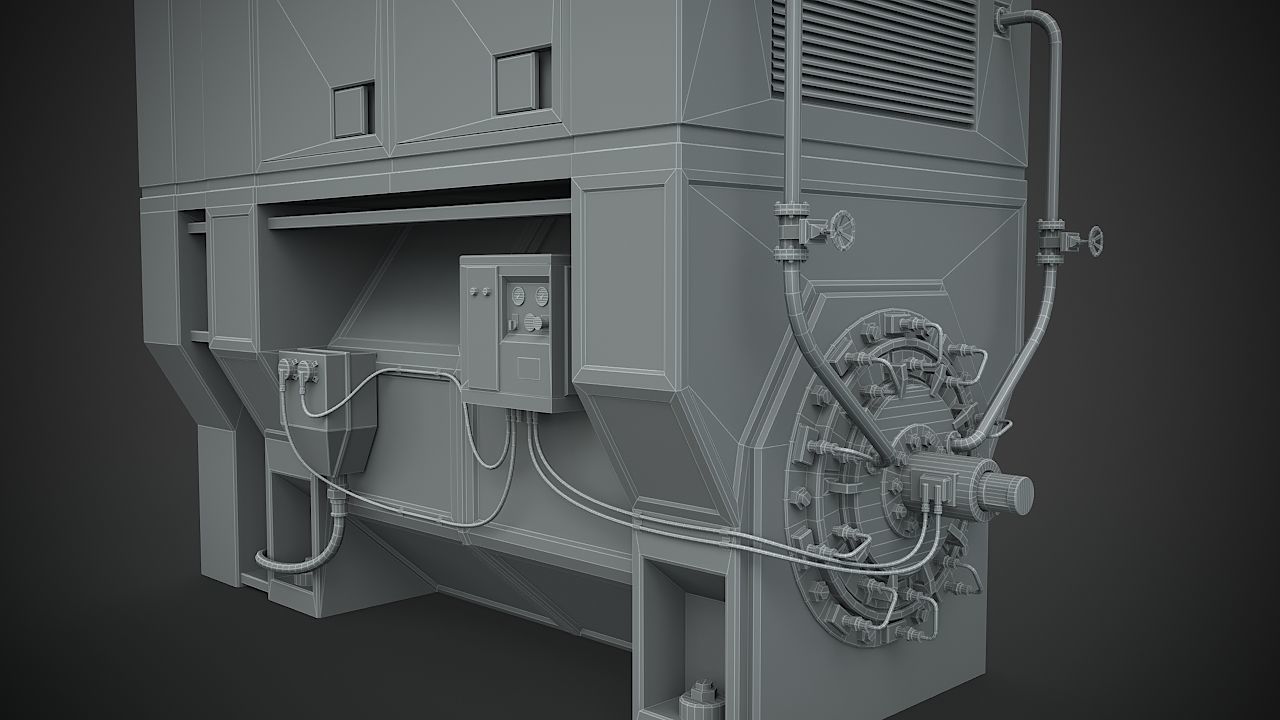 Machinery device 3D model_12