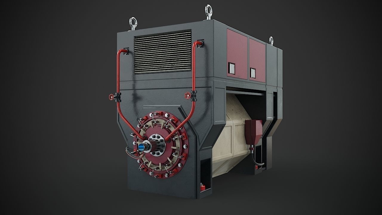 Machinery device 3D model_5