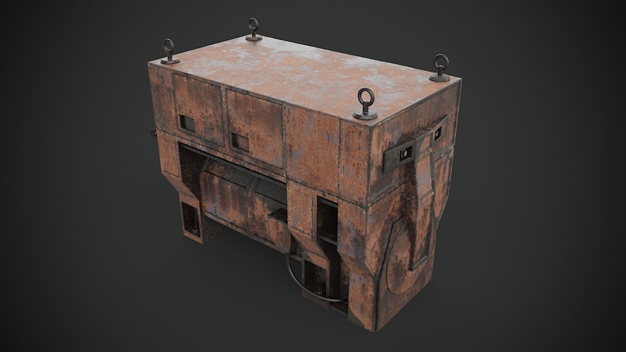 Machinery device 3D model_10