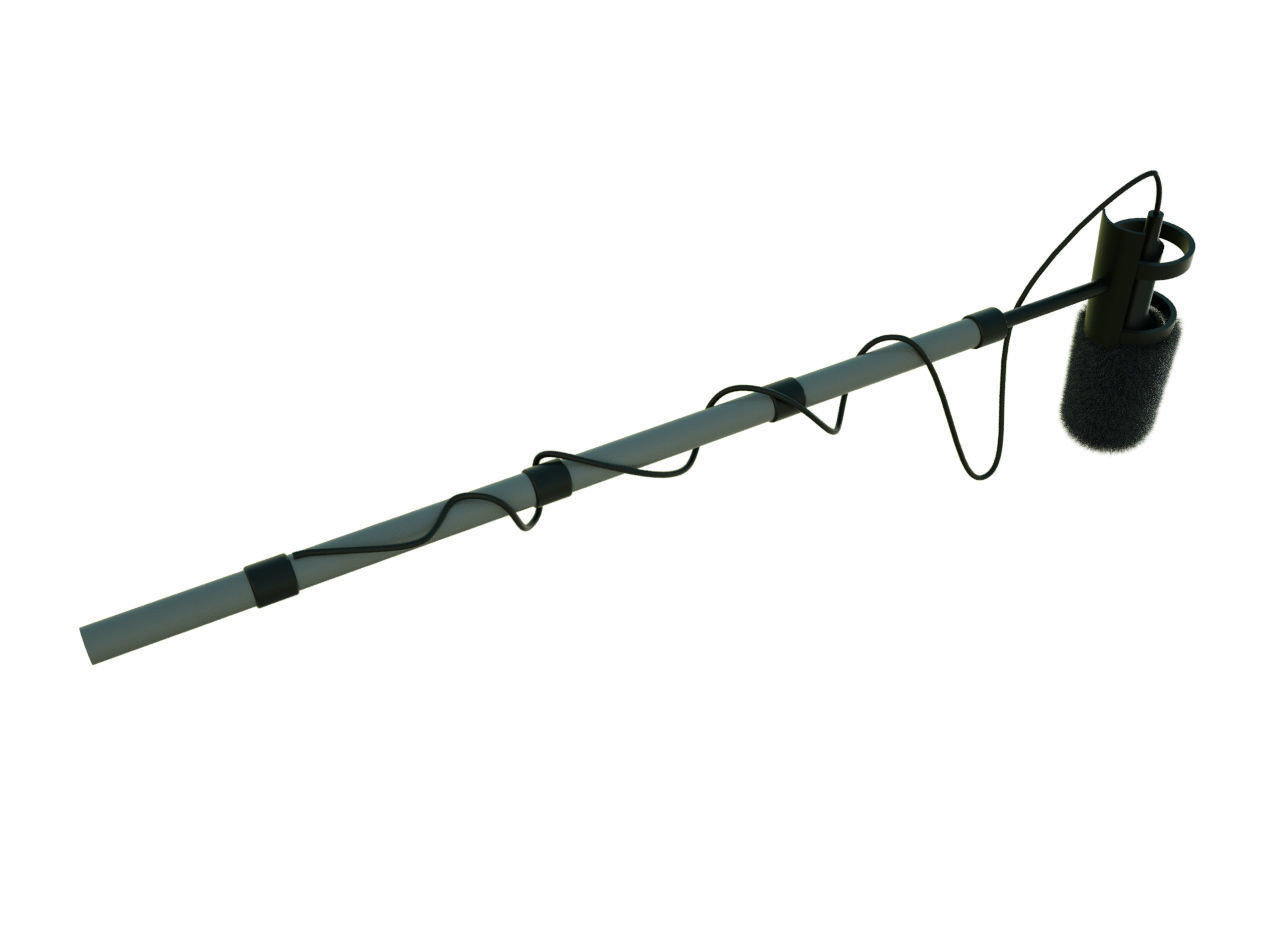 Mic Boom 3D model_4