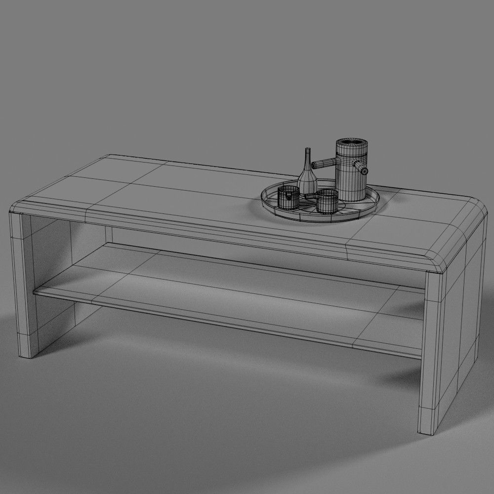 Coffee Table 3D model_3