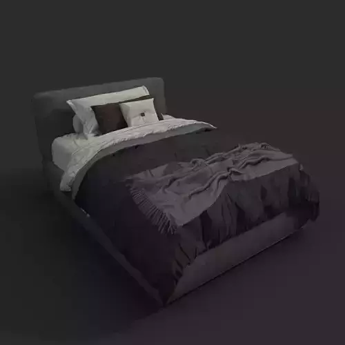 Bed Low Poly