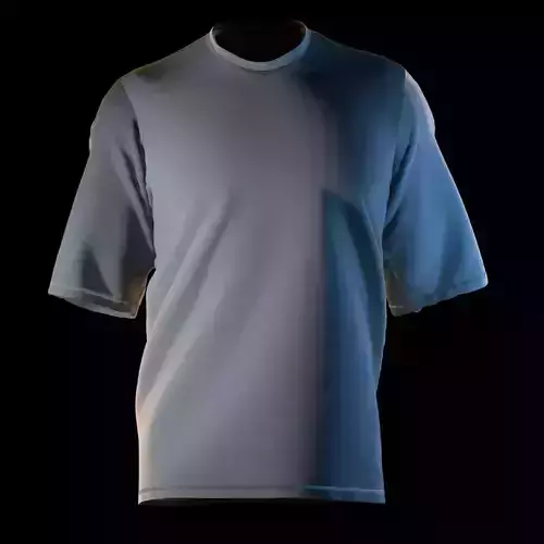 High Poly Shirt Model With Textures For Product Showcasing 3D model