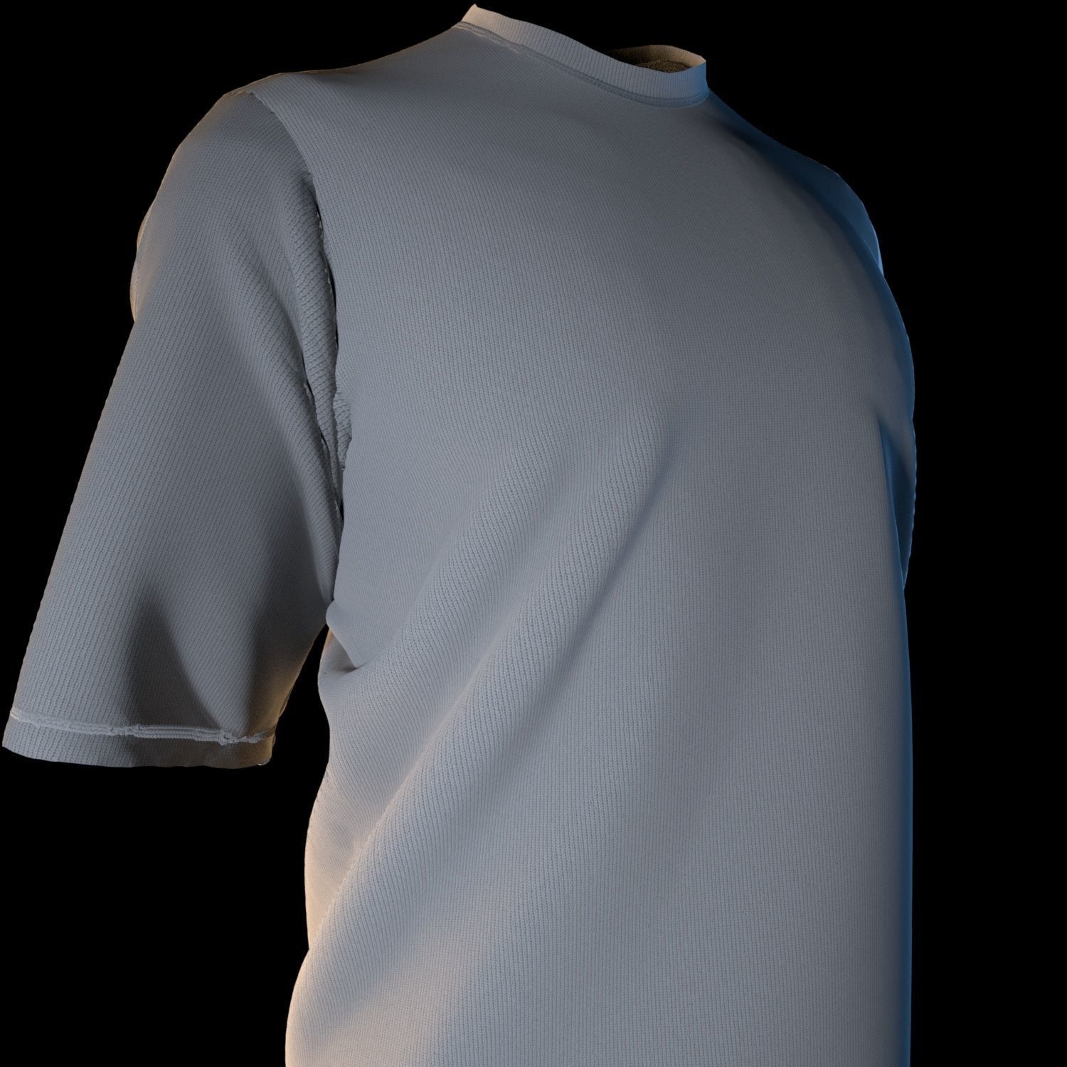 High Poly Shirt Model With Textures For Product Showcasing 3D model_1