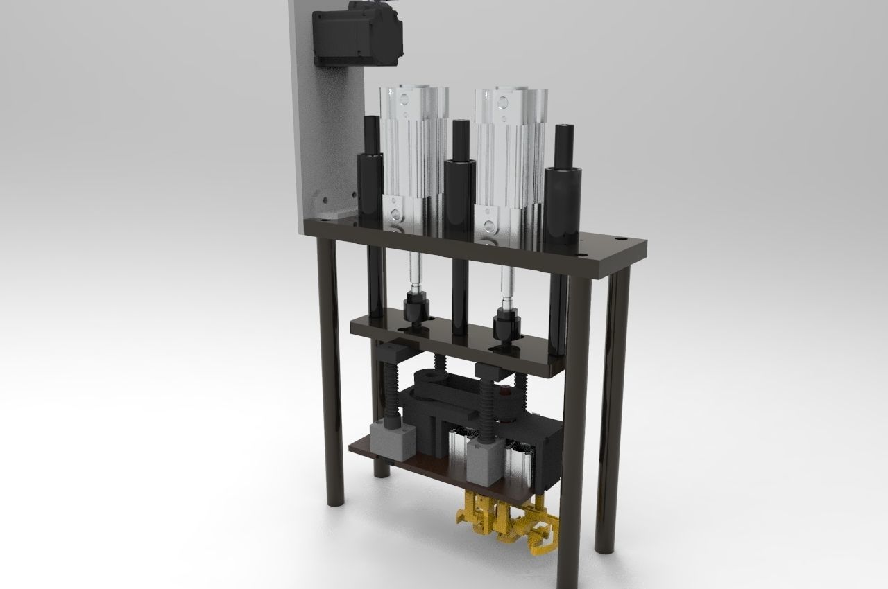 Mask Machine String Weld 3D model_3
