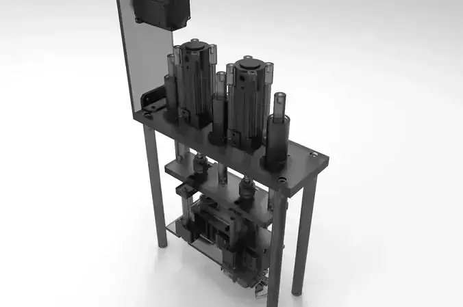 Mask Machine String Weld 3D model
