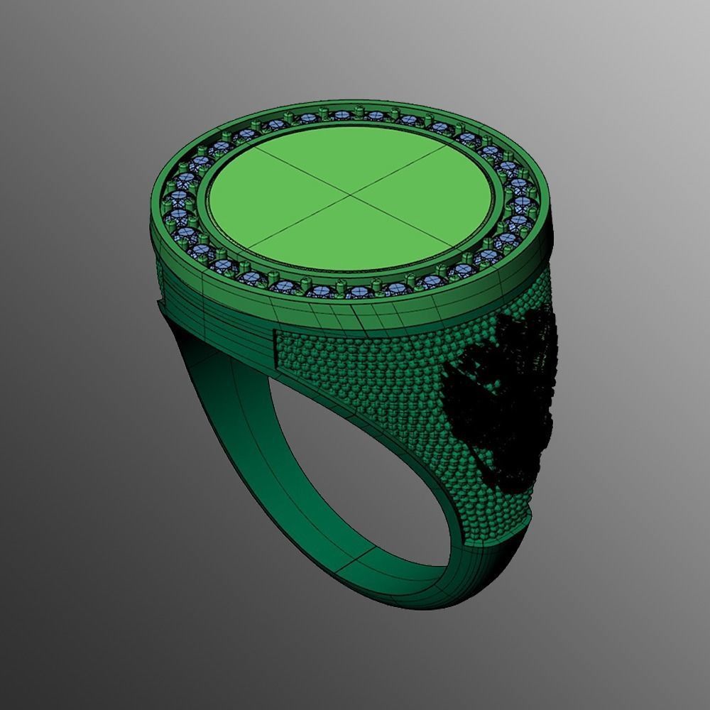 Ring sp6 3D print model_2