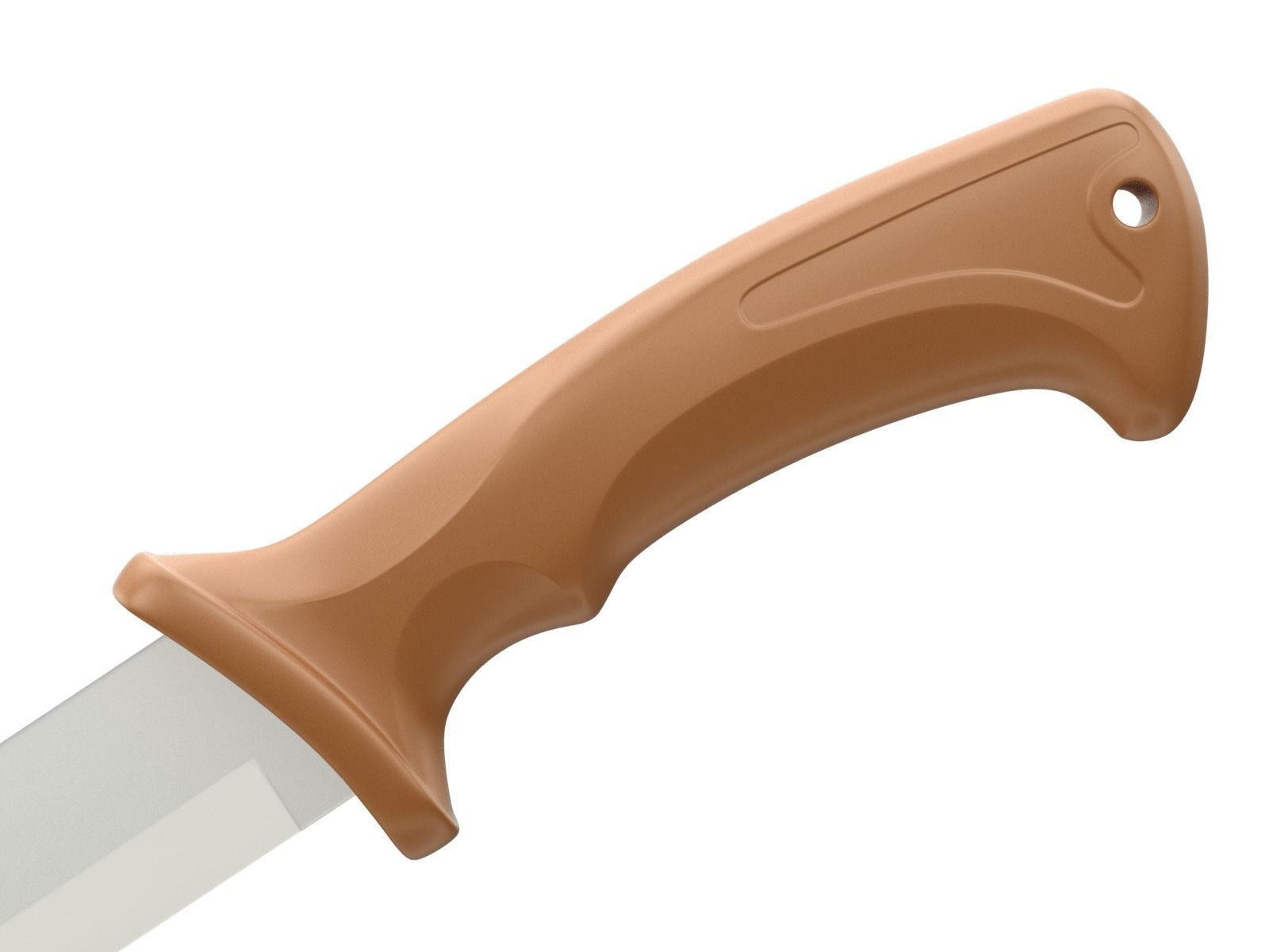 Ergonomic Knife Handle 3D model CGTrader
