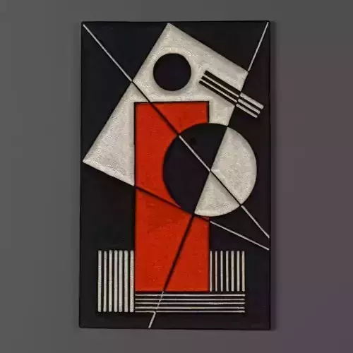 Sewing designer art - Red Black 70 concept