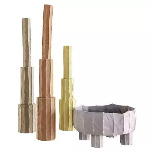 Paola Paronetto Vase Paper Clay