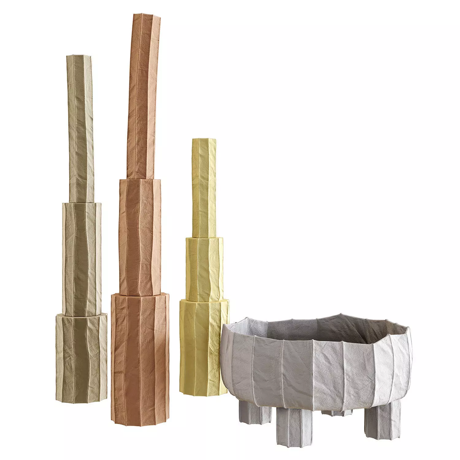 Paola Paronetto Vase Paper Clay 3D model_0