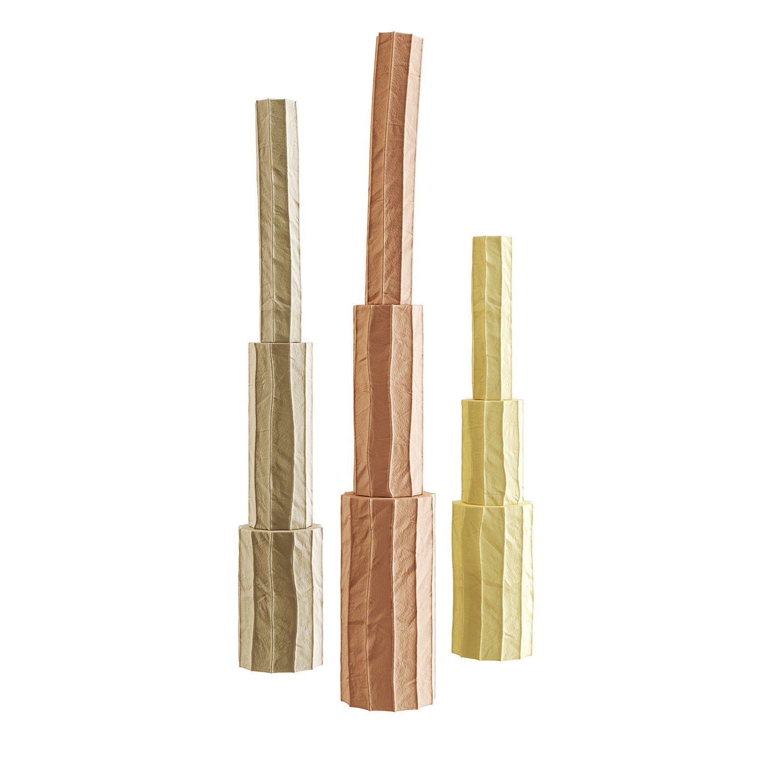 Paola Paronetto Vase Paper Clay 3D model_3