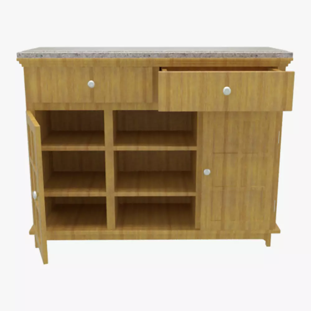 Buffet 01 3D model_0