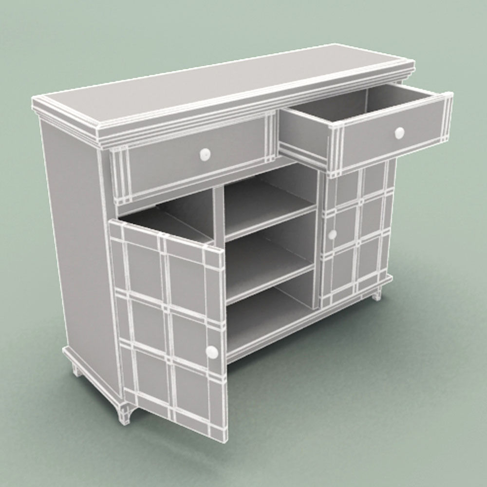Buffet 01 3D model_4
