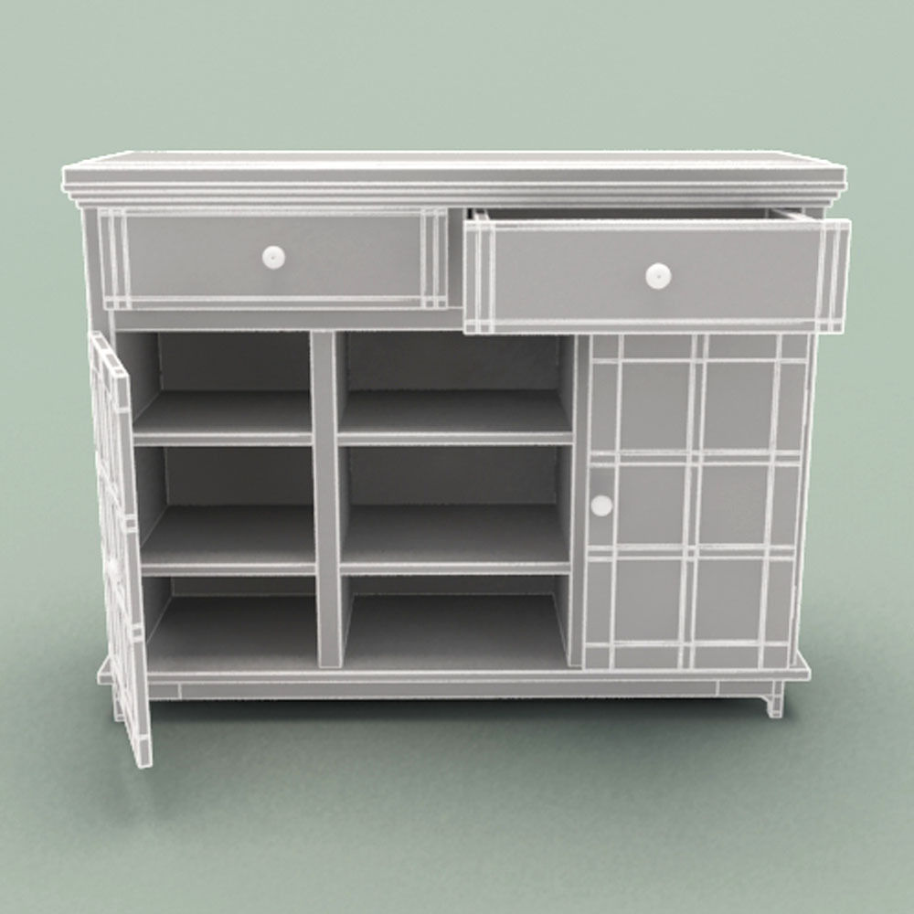 Buffet 01 3D model_5