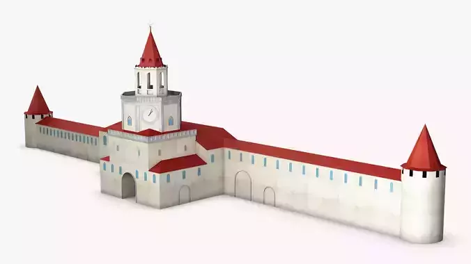 Antique Building Paper v 1 3D model