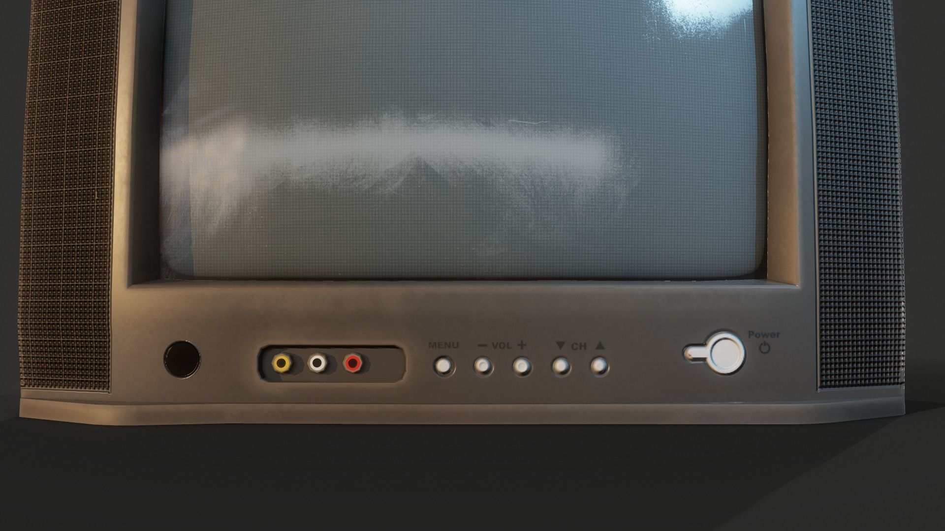 90s Retro Television game Ready Model Low-poly 3D model_4