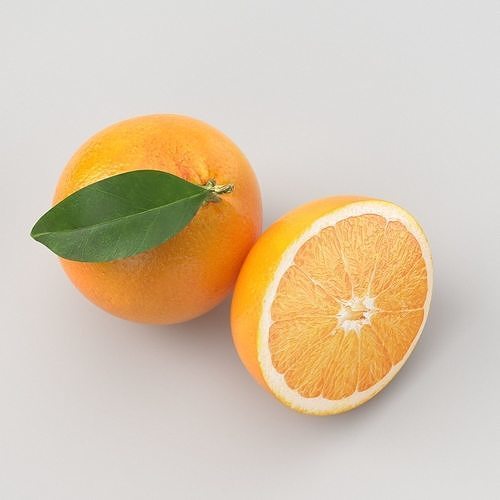 Orange two oranges 3D model 7