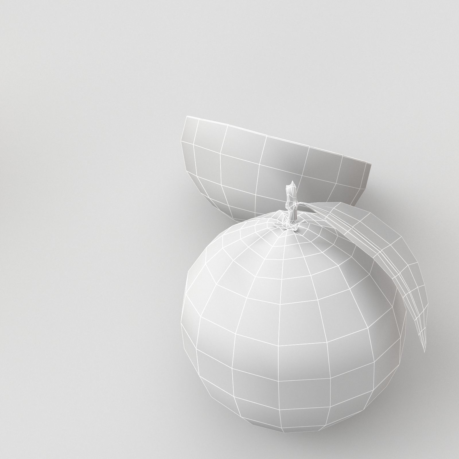 Orange two oranges 3D model_9