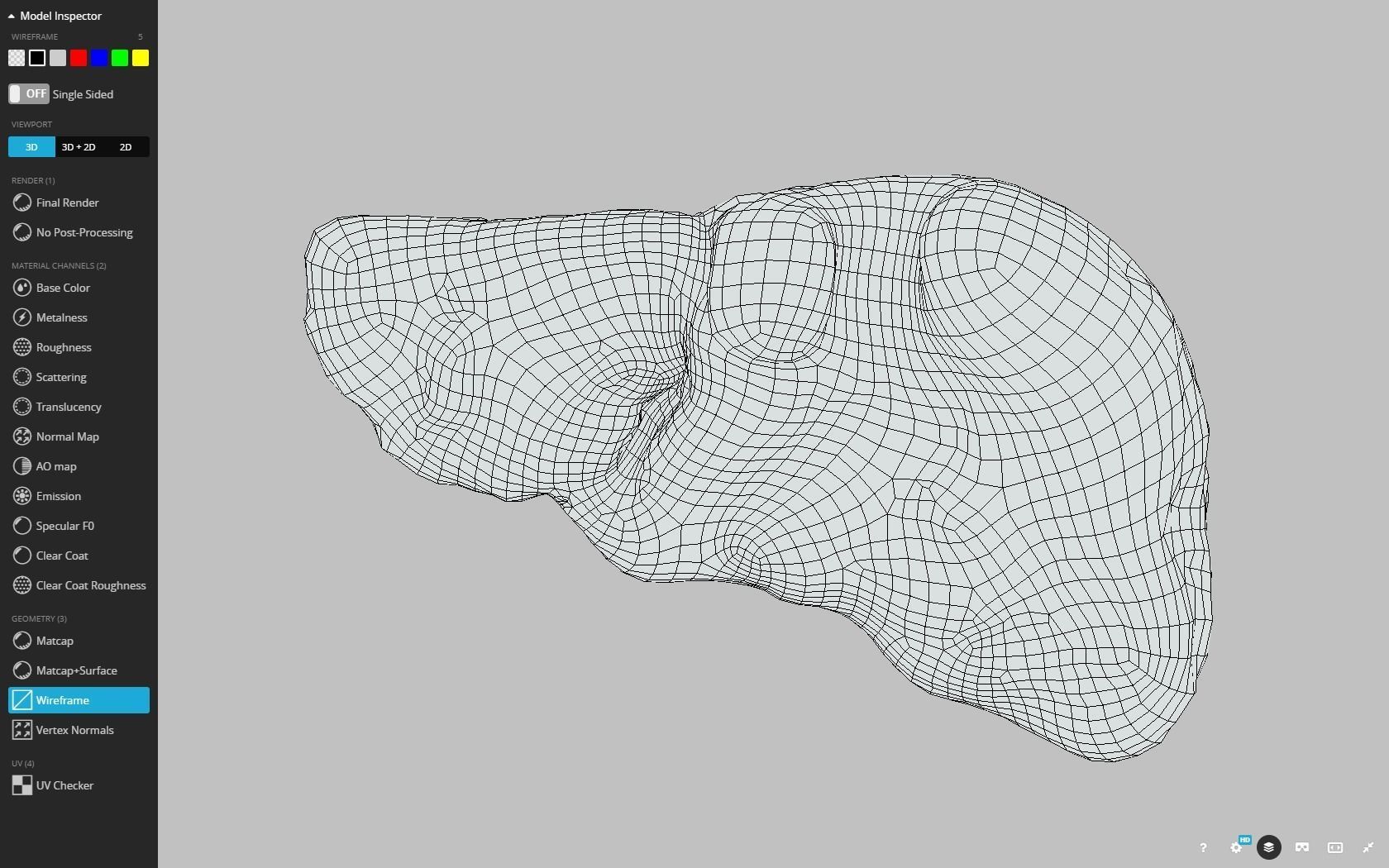 Fatty Liver Low-poly 3D model_18