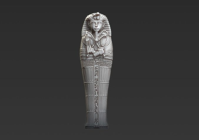 Tutankhamun sarcophagus 3D print model