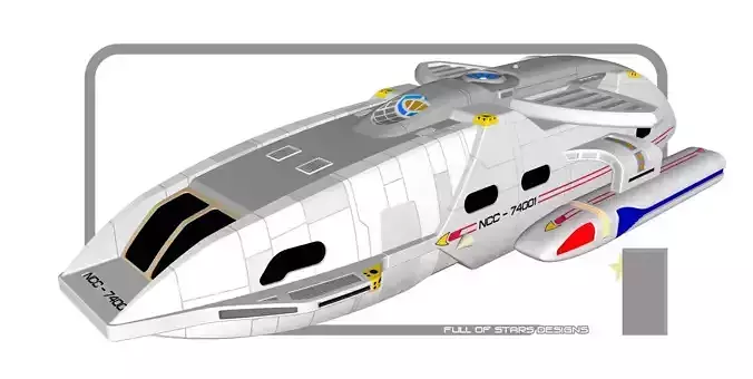 Star Trek - Condor Class early warning runabout 3D print model