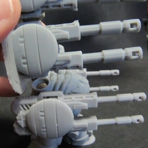 CHIBI-TECH SD - BURLEIGH-II DUO GUNPOD       3D print model_8